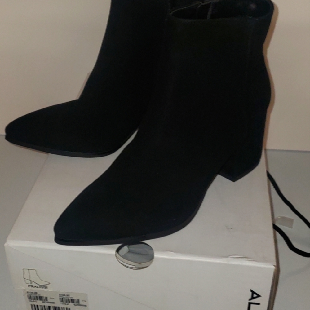 Aldo Fralissi Black Suede Bootie